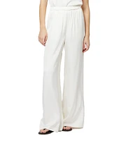 French Connection Ennis Satin Elastic Waist Satin Pants