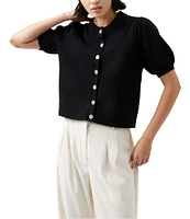 French Connection Harry Suiting High Waisted Coordinating Wide Leg Pants