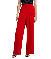 French Connection Harry Suiting High Waisted Coordinating Wide Leg Pants