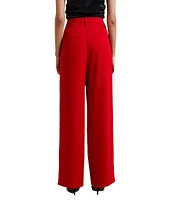 French Connection Harry Suiting High Waisted Coordinating Wide Leg Pants