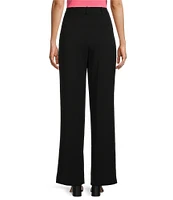 French Connection Harry Suiting High Waisted Coordinating Wide Leg Pants