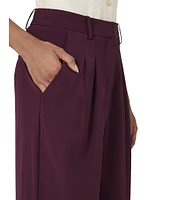 French Connection Harry Suiting High Waisted Coordinating Wide Leg Pants