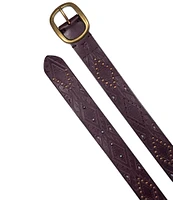 Frye 1.49 Southwestern Embossed Leather Belt