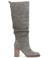 Frye Alex Softy Suede Slouch Tall Boots