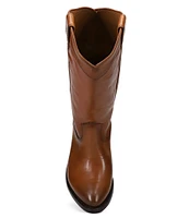 Frye Billy Daisy Pull-On Leather Western Boots