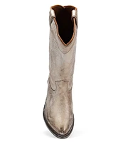 Frye Billy Daisy Pull-On Leather Western Boots