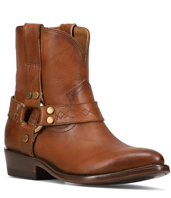 Frye Billy Short Harness Leather Booties