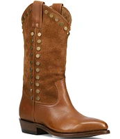 Frye Billy Studded Suede Mid Boots