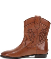 Frye Blair Western Deco Leather Booties