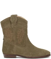 Frye Blair Western Deco Suede Booties