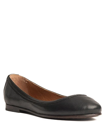 Frye Carson Ballet Leather Slip-On Flats