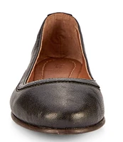 Frye Carson Ballet Leather Slip-On Flats