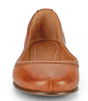 Frye Carson Ballet Leather Slip-On Flats