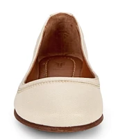 Frye Carson Ballet Leather Slip-On Flats