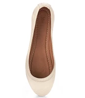 Frye Carson Ballet Leather Slip-On Flats