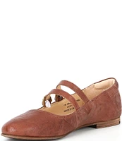 Frye Carson Leather Mary Jane Flats