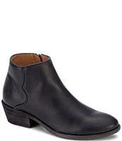 Frye Carson Piping Textured Leather Booties