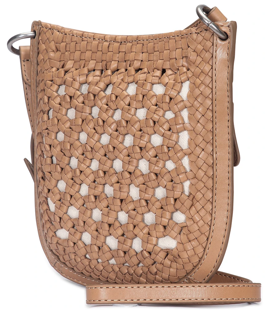 Frye Ella Woven Mini Crossbody Bag