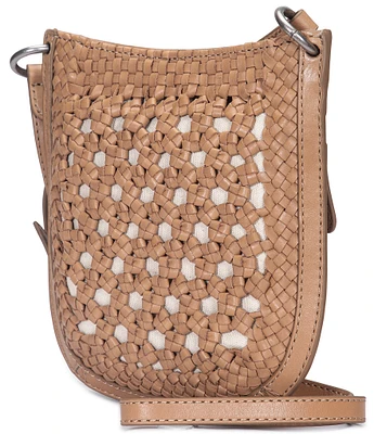 Frye Ella Woven Mini Crossbody Bag