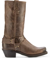 Frye Harness 12R Leather Moto Boots