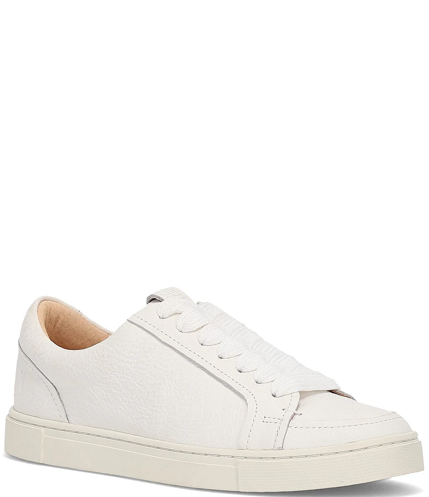 Frye Ivy Court Low Lace Leather Sneakers