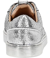 Frye Ivy Court Low Lace Metallic Leather Sneakers