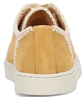 Frye Ivy Crochet Low Lace Suede Sneakers