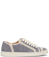 Frye Ivy Crochet Low Lace Suede Sneakers