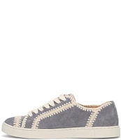 Frye Ivy Crochet Low Lace Suede Sneakers