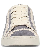 Frye Ivy Crochet Low Lace Suede Sneakers