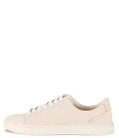 Frye Ivy Leather Floral Embossed Lace-Up Sneakers