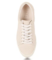 Frye Ivy Leather Floral Embossed Lace-Up Sneakers