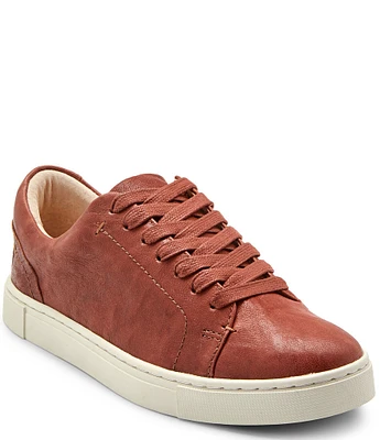 Frye Ivy Leather Lace-Up Sneakers