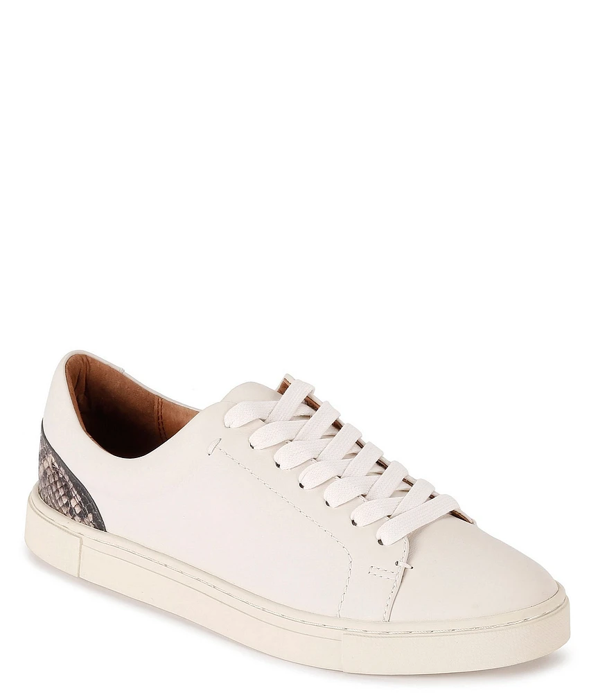 Frye Ivy Low Lace Leather Sneakers