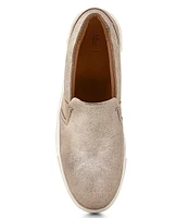 Frye Ivy Slip-On Leather Sneakers