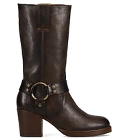 Frye Jean Harness Leather Mid Boots