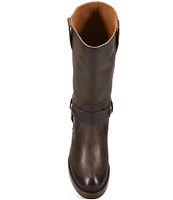 Frye Jean Harness Leather Mid Boots