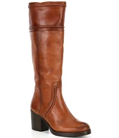 Frye Jean Leather Tall Pull On Boots