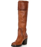 Frye Jean Leather Tall Pull On Boots