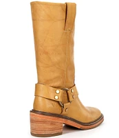 Frye Kate Harness Leather Moto Boots