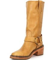 Frye Kate Harness Leather Moto Boots