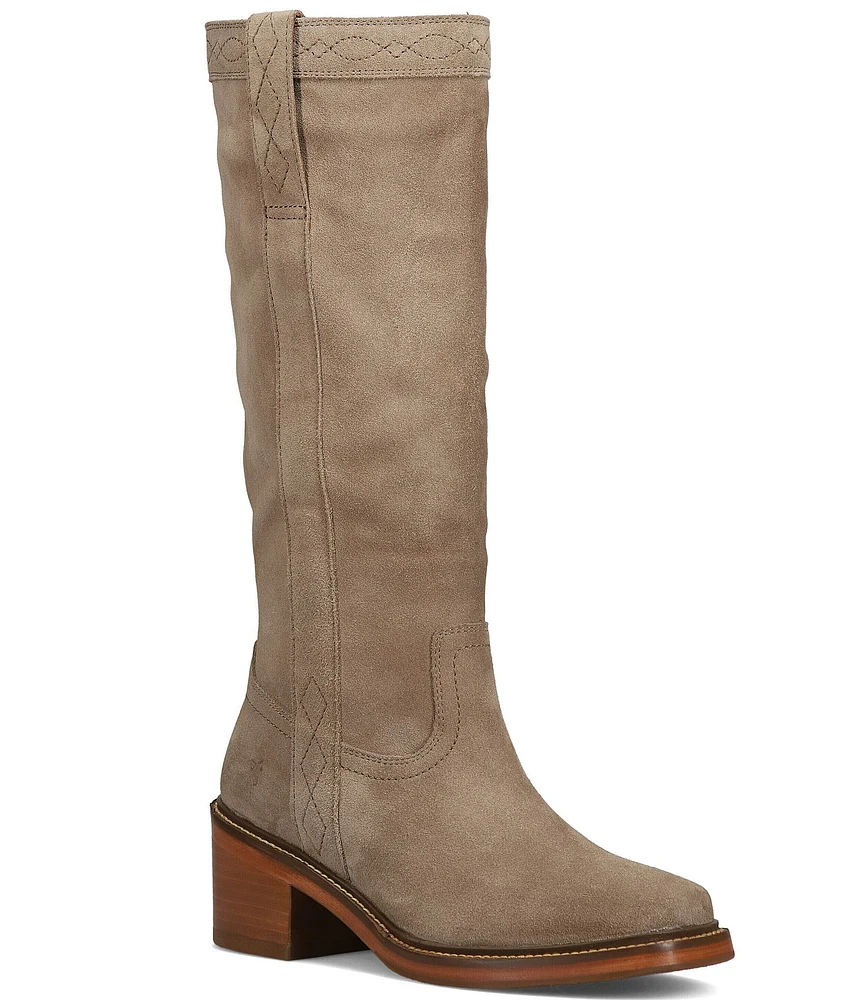 Frye Kate Pull-On Tall Suede Boots