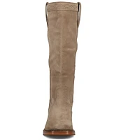 Frye Kate Pull-On Tall Suede Boots