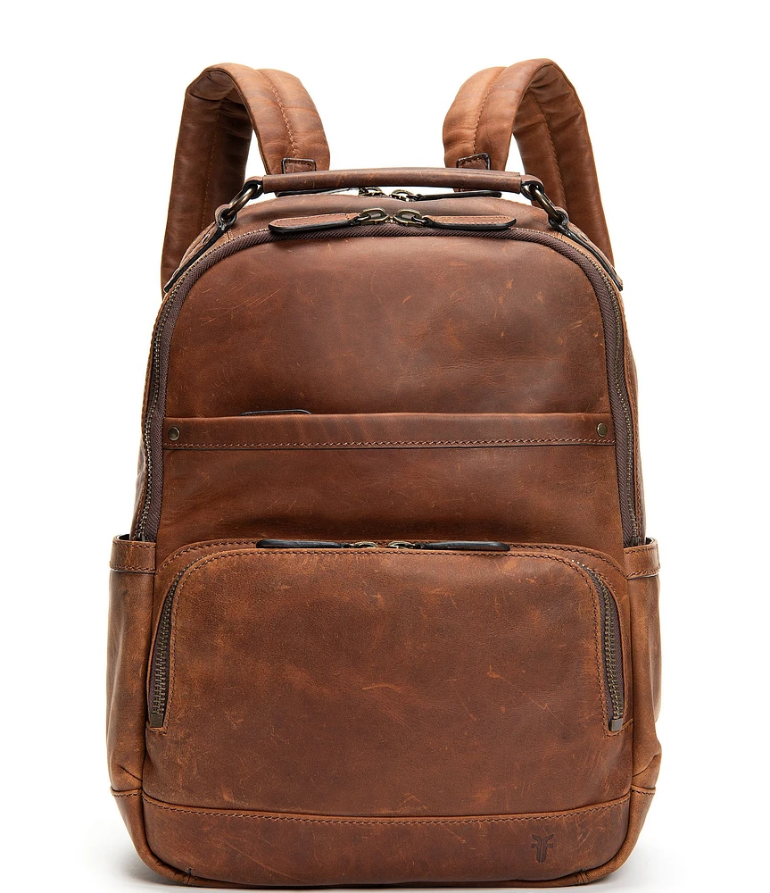 Frye Logan Burnished Leather Backpack