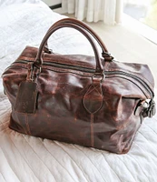 Frye Logan Overnight Leather Weekender Duffle Bag