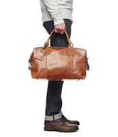 Frye Logan Overnight Leather Weekender Duffle Bag