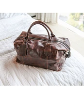 Frye Logan Overnight Leather Weekender Duffle Bag