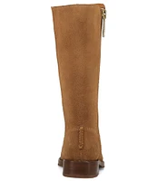 Frye Madison Heavy Zip Tall Suede Boots