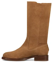 Frye Madison Heavy Zip Tall Suede Boots