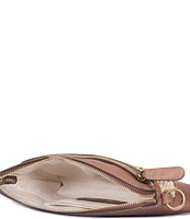 Frye Melissa Raffia Floral Wristlet Crossbody Bag